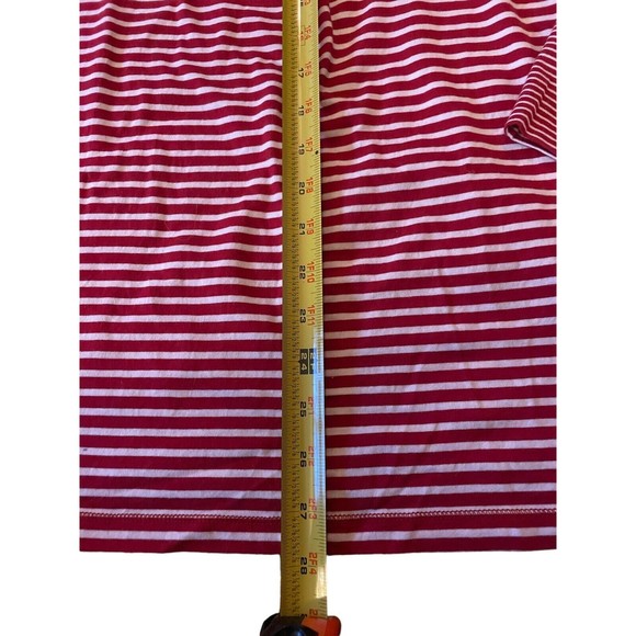 Covington Sport Signature Knit Top Red/white Stripe Size 16-18W - Picture 4 of 6